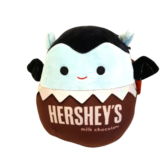 Squishmallow Patricia Dracula 7.5" Plush Hershey Chocolate Bar Halloween - Picture 1 of 5